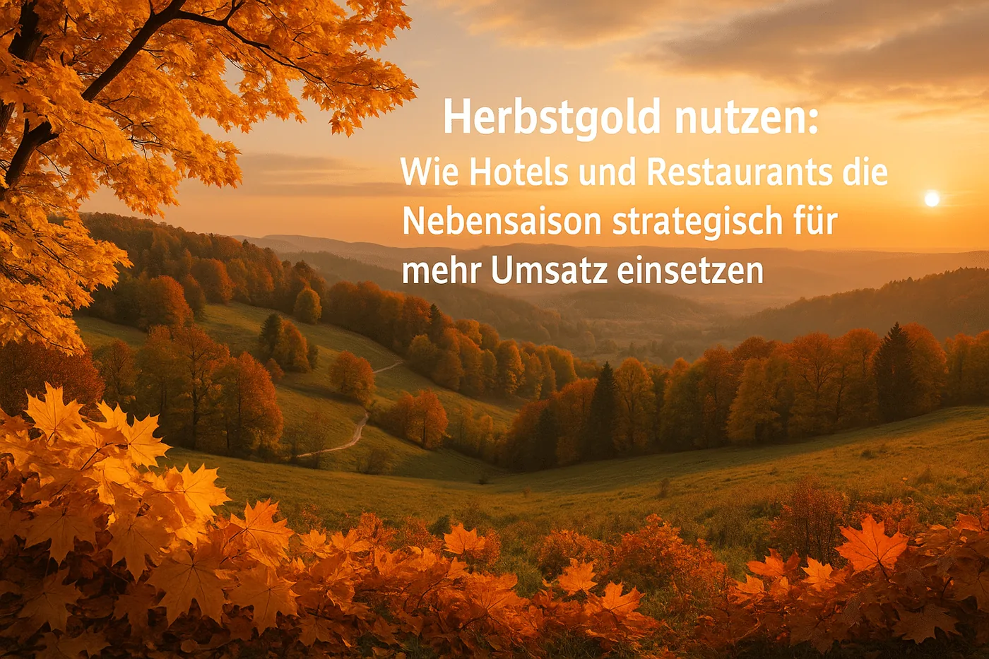 Herbstgold nutzen: Wie Hotels und Restaurants die Nebensaison strategisch für mehr Umsatz einsetzen